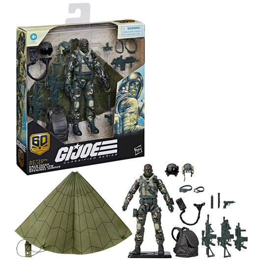 Hasbro G.I. Joe Classified Series 60th Anniversary Action Pilot HALO 6-in Action Figure