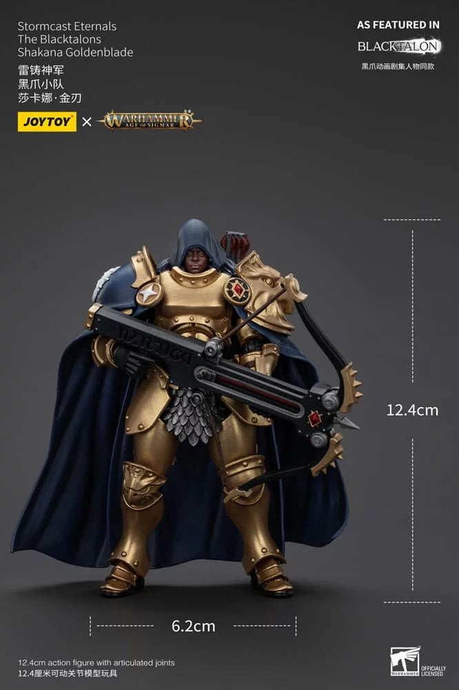 JOYTOY Stormcast Eternals The Blacktalons Shakana Goldenblade