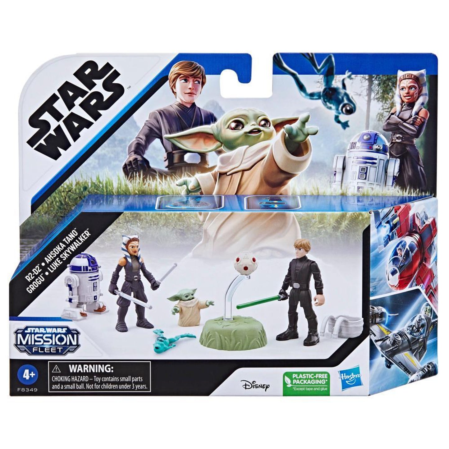 Star Wars Mission Fleet R2-D2, Ahsoka Tano, Grogu & Luke Skywalker Action Figure Set