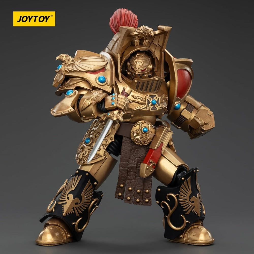 WARHAMMER 40K - JOYTOY - LEGIO CUSTODES AQUILON TERMINATOR SQUAD - AQUILON WITH LASTRUM STORM BOLTER FIGURE - 1/18