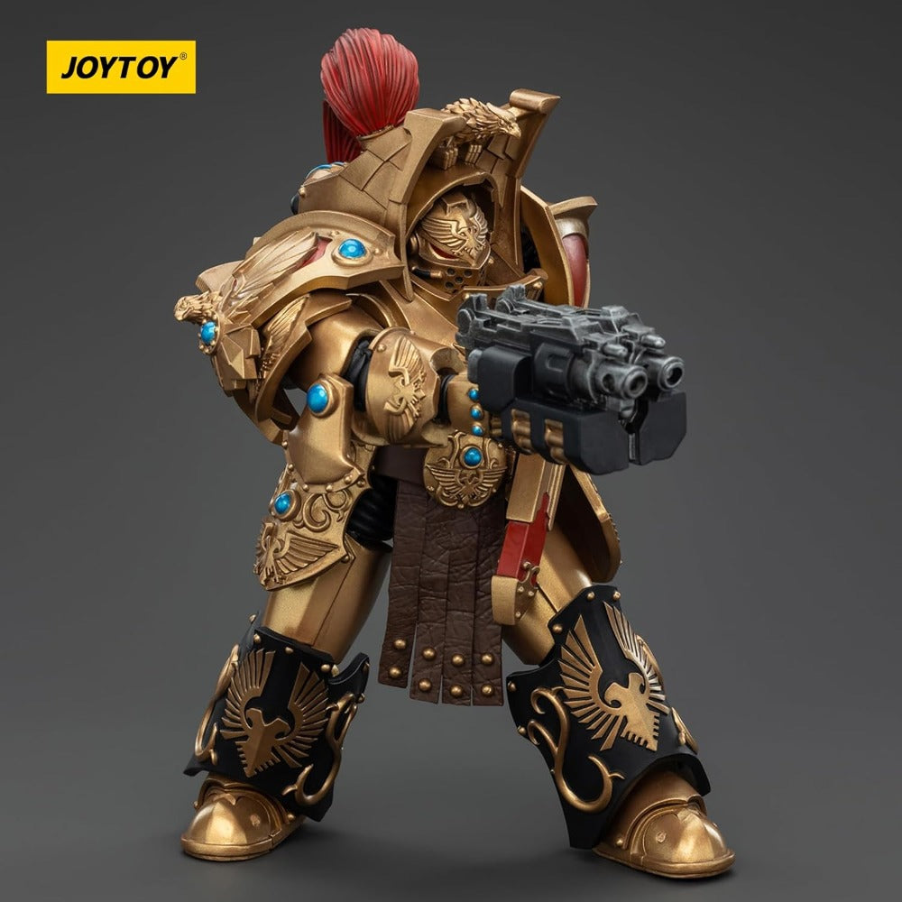 WARHAMMER 40K - JOYTOY - LEGIO CUSTODES AQUILON TERMINATOR SQUAD - AQUILON WITH LASTRUM STORM BOLTER FIGURE - 1/18