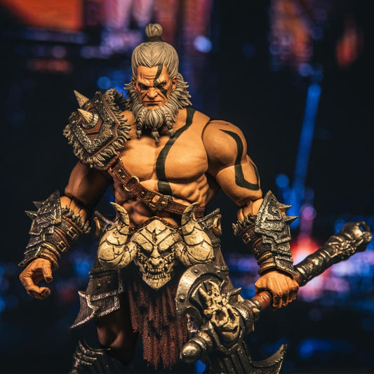 HiPlay Nightmare Studio Collectible Figure Full Set: Dark Protection, Barbarian Berserker, 1:12 Scale Miniature Male Action Figurine DF001