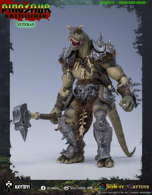 1/12 Dinosaur Battlefield AXY001B Veteran (Green)