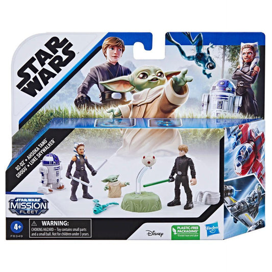 Star Wars Mission Fleet R2-D2, Ahsoka Tano, Grogu & Luke Skywalker Action Figure Set