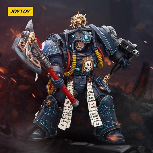 JOYTOY Warhammer 40K, 1/18 Ultramarines Librarian in Terminator Armour