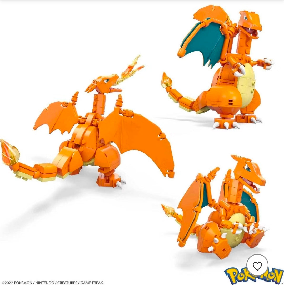 MEGA Pokemon Charizard Construction Set 222pc