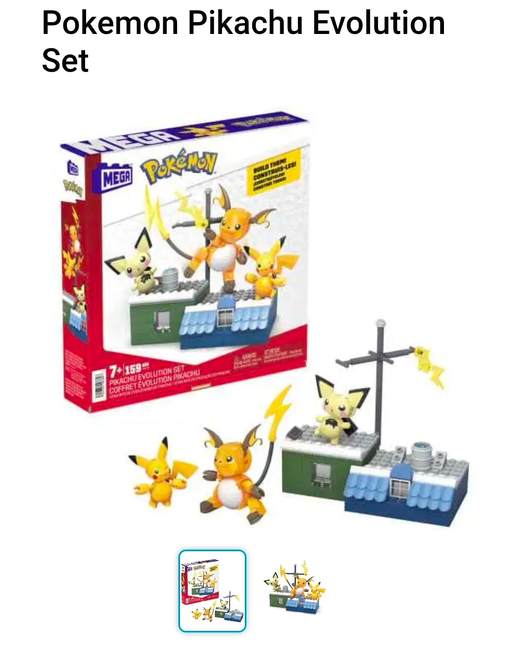 MEGA Pokemon Charizard Construction Set 222pc