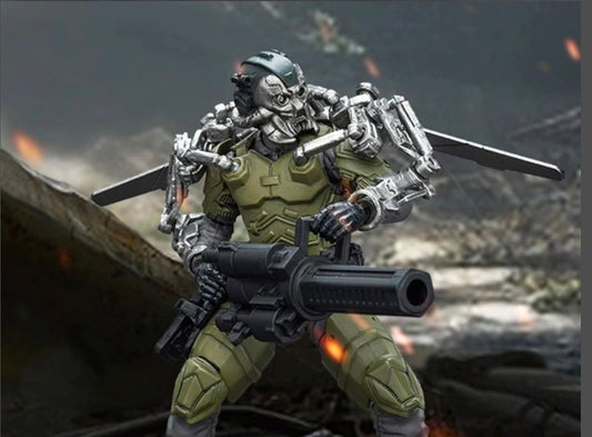 Military Figures Army Builder Promotion Pack Figure 29 Lone Wolf with Exoskeleton 1/18 Scale Action Figure