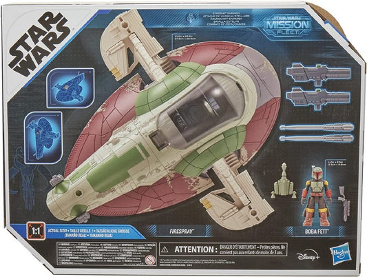 Star Wars Mission Fleet Boba Fett & Firespray Vehicle & Action Figure